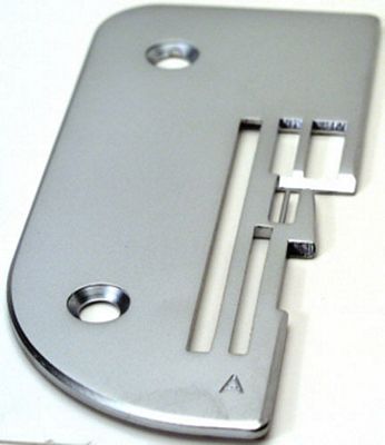NEEDLE PLATE White 7234 serger regular