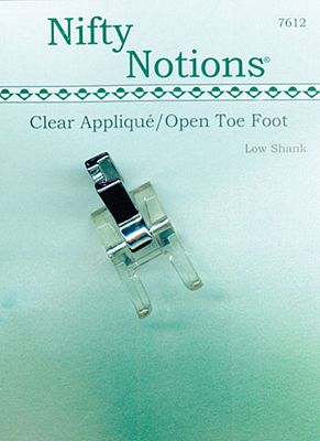 NN Applique Clear Low Open Toe