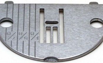 NEEDLE PLATE Brother 181 flat bed zig zag