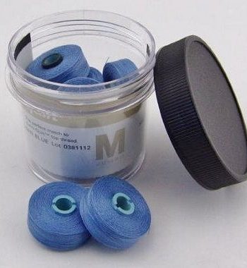 Hawaiian Blue Prewound Bobbin Magna Qlt M