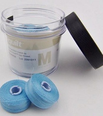 Light Turquoise Prewound Bobbin Magna Qlt M