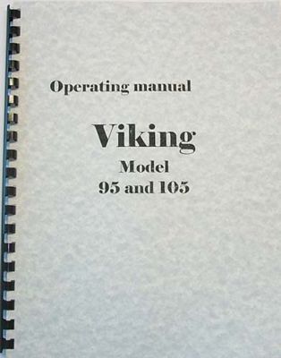 INSTRUCTION BOOK Viking 95 100 105