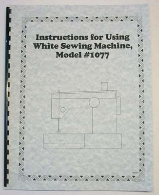 INSTRUCTION BOOK White 1077