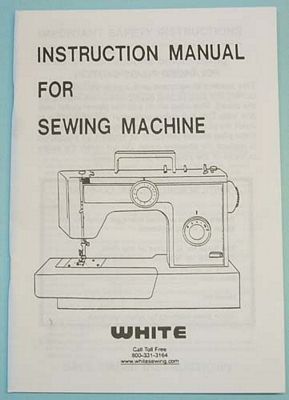 INSTRUCTION BOOK White 1866