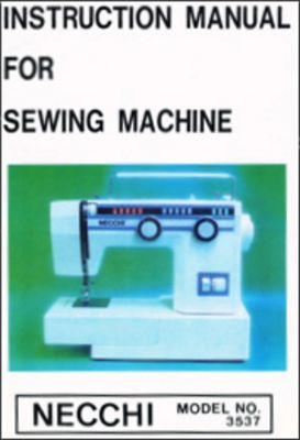 INSTRUCTION BOOK Necchi 3537