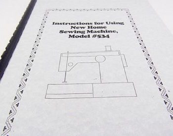 INSTRUCTION BOOK New Home 534
