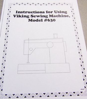 INSTRUCTION BOOK Viking 610 620 630