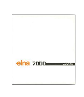 Instruction Book Elna 7000