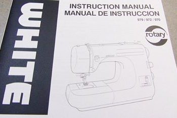 INSTRUCTION BOOK White 972