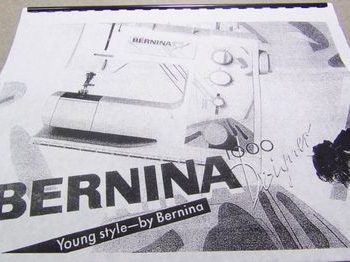 Instruction Bk Bernina 1000