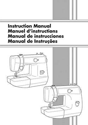 INSTRUCTION BOOK Brother VX1435 LS1520 LS2220