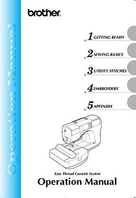 Instruction Book Brother NV500D HE120