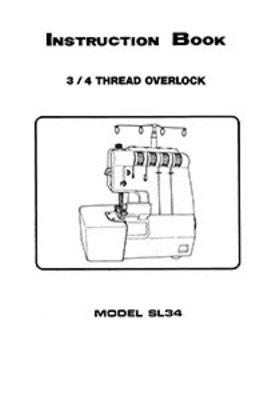 Instruction Book White SL34 SL34D