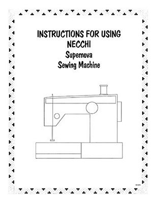 Instruction Book Nec Supernova