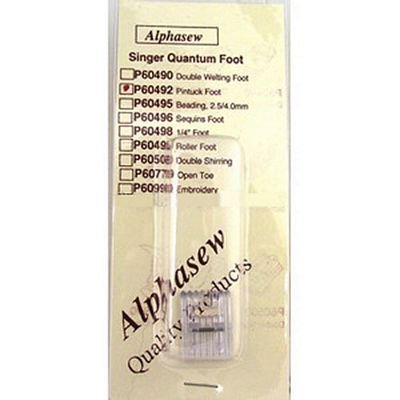 FOOT Pintuck Snap-On 7 Groove plastic