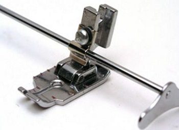 FOOT 1/4" Patchwork Slant metal with guide