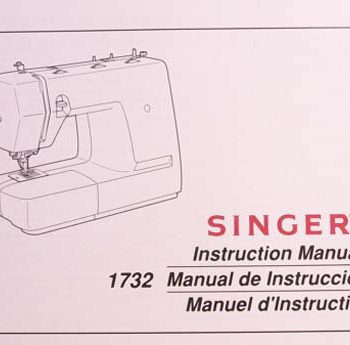 Instruction Book Singer model 1732
