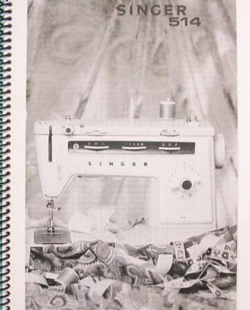 Instruction Book Singer 514 534