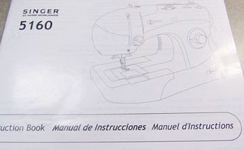 INSTRUCTION BOOK, Singer 5160