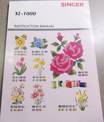 INSTRUCTION BOOK Singer XL1000