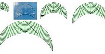 5-pc Arc Template Set - Low Shank