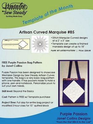 Artisan Curve Marquise 85 + Pattern - Low Shank