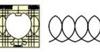 Low Shank Continuous Border Template 2"x2"