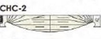 Curved Cross Hatch 1" Template - High Shank