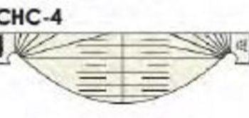 Curved Cross Hatch Template 2" - High Shank