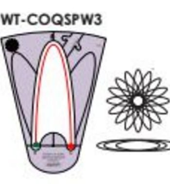 Circles on Quilts: 16 Rot Spin Wh 11.5-Low Shank