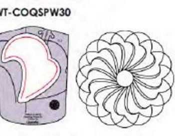 Circles On Quilts Spinning Wheel 30 - Long Arm