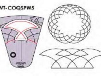 Circles On Quilts Spinning Wheels 5 - High Shank