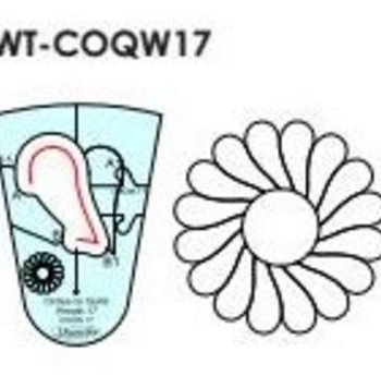 Circles on Quilts: 16 Rot Wreath 5.5 - Long Arm