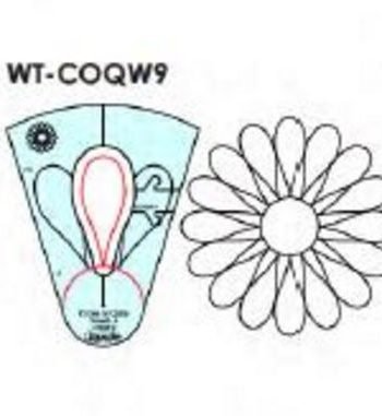 Circles on Quilts Template 9 Wreaths - Low Shank
