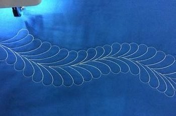 Feather Spine Template 12" - High Shank