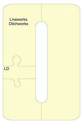 Line Works Ditch It Template - Long Arm