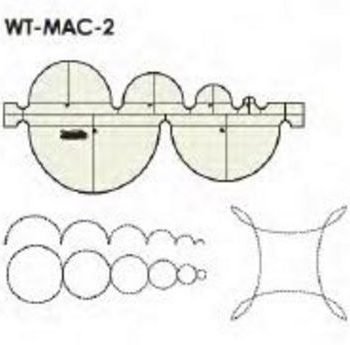 Low Shank Circles Multi Arc Ruler