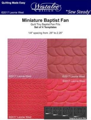 Mini Baptist Fan 4-pc Set - Low Shank