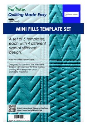 Mini Fill 5pc Template Set Low Shank