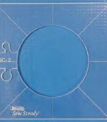 Simple Circles 1" Template - High Shank