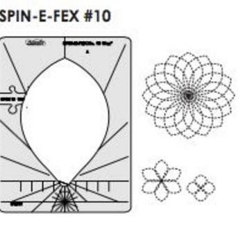 Spin-E-Fex 10 Rotating Template 11.5" - High Shank