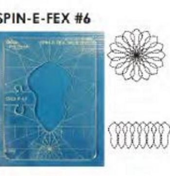 Spin-E-Fex 6 Rotating Template 11.5" - High Shank
