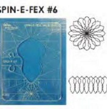 Spin-E-Fex 6 Rotating Template 5.5" - Long Arm