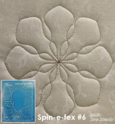 Spin-E-Fex 6 Rotating Template 3.5" - High Shank
