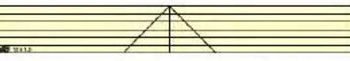 Straight Ruler 2" X 12" Template - Long Arm