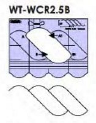 Continuous Rope & Echo 2.5" x 4" - Long Arm